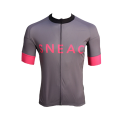 Wielershirt kort - SNEAC - Grijs